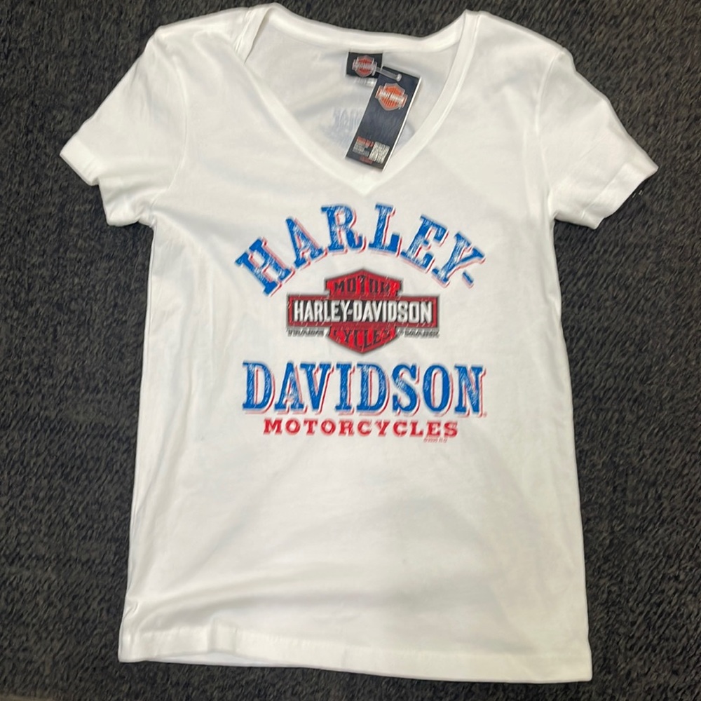 Harley Davidson v-neck Las Vegas  Tee